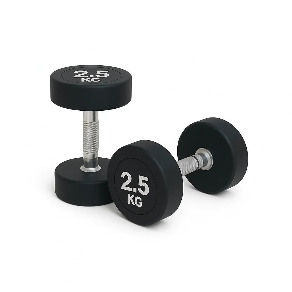 Urethane Round Dumbbell - BlackBear Fitness